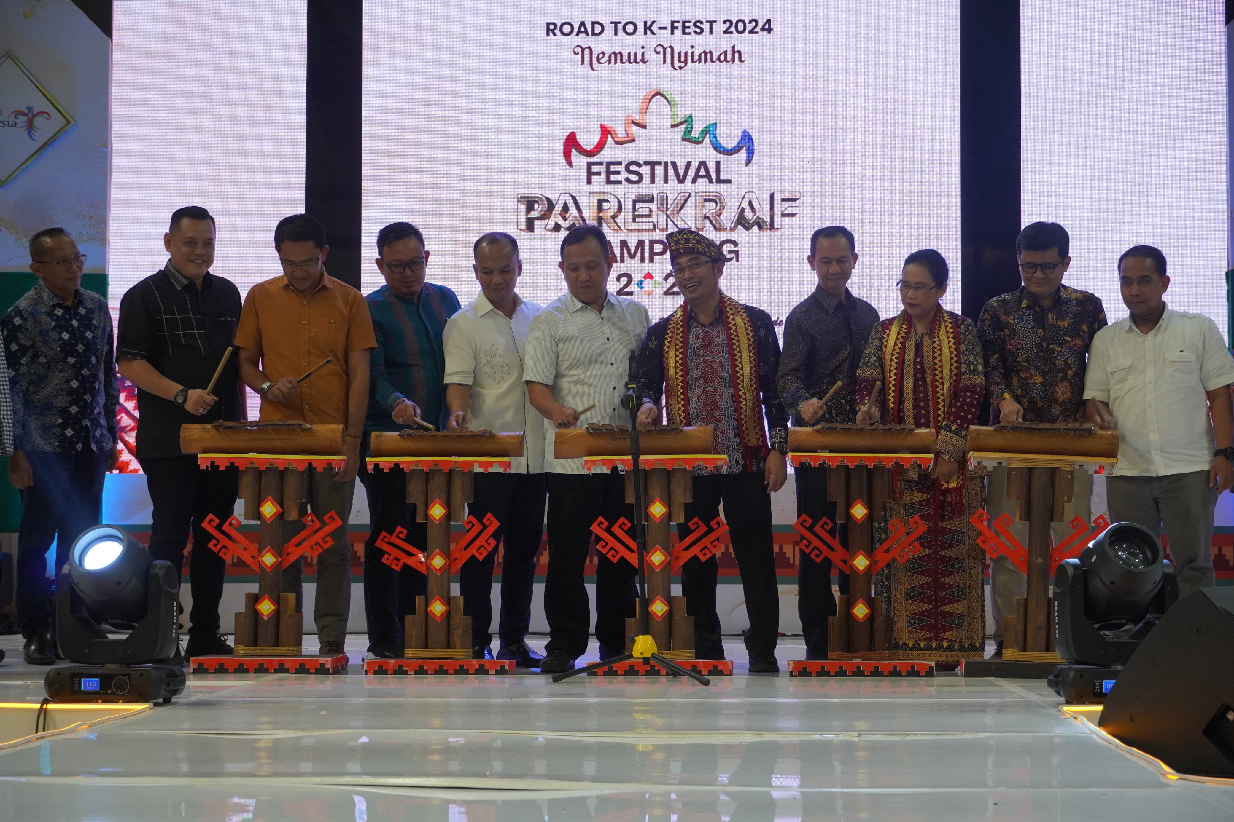 Festival Parekraf Lampung Resmi Dibuka Diskominfotik Provinsi